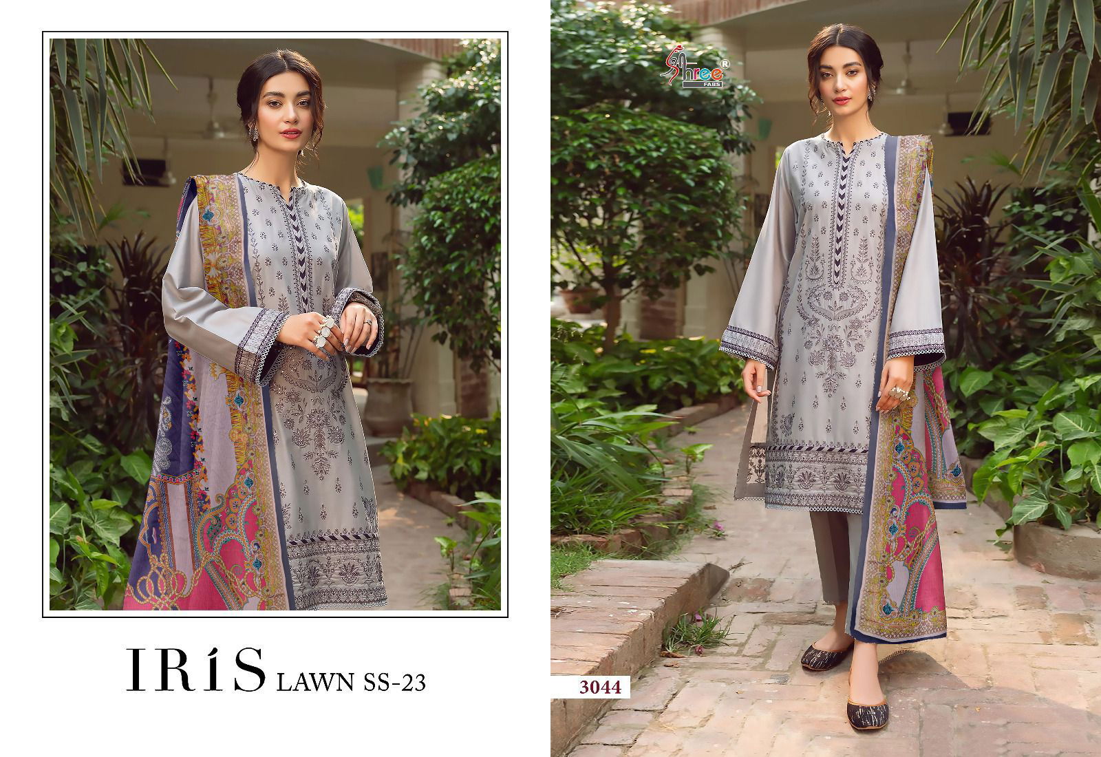 Iris Lawn Ss 23 By Shree 3044-3050 Pakistani Suit Catalog